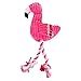 Hund und günstig Kaufen-Haodou Hund Spielzeug Weiche Angefüllte Rosa Flamingo Schreien Hund Spielzeug Für Kleine Große Hunde Sound Welpen Spielzeug Plüsch Squeak Flamingos Haustiere Spielzeug (Flamingo)