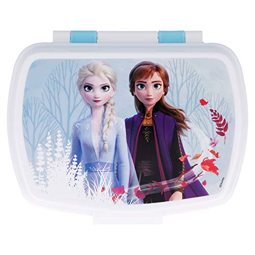 Frozen 2 | Sandwich-broodrooster voor kinderen versierd - lunchbox voor kinderen | lunchbox voor lunch en lunchbox voor… - Afbeelding 3