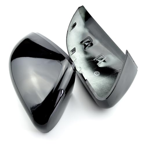 Coque rétroviseur Golf 6 noir brillant anti-rayures remplacement direct - 2