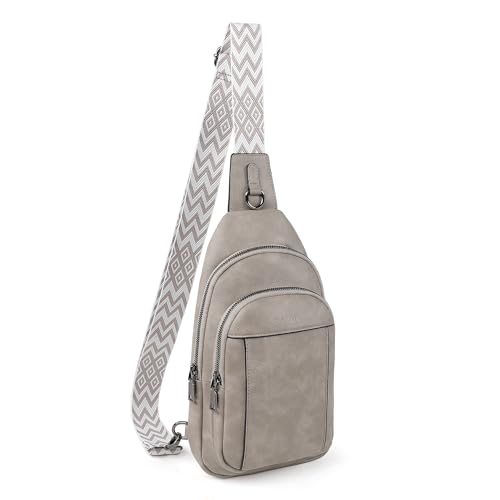 Image of TANTOMI Small Sling Bags for Women, Leather Cross body Purses Bag for Daily Travel Leisure Sport Fanny Packs with Adjustable Strap