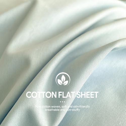 Drap plat de qualité hôtelière 245x270cm uni en coton haut de gamme - 4
