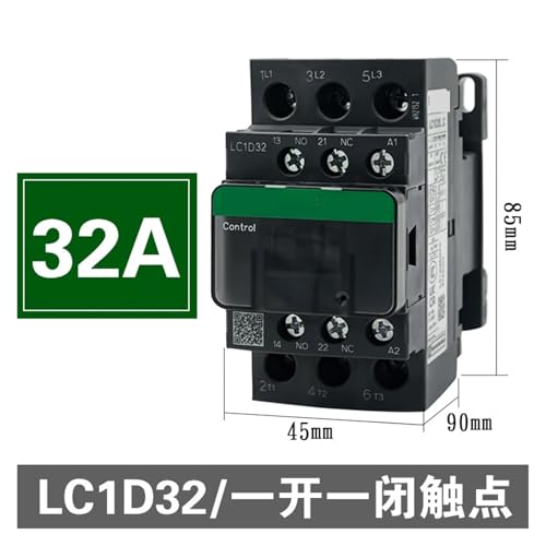Contacteur LC1D32 F7C AC110V pour commande de moteur triphasé en armoire