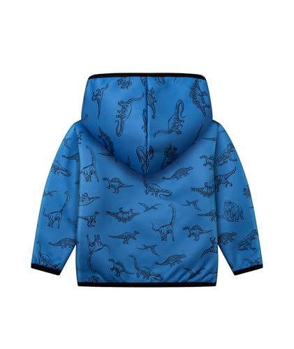 Image of V VALANCH Toddler Fleece Jacket Boys Girls Zip Up Hoodie Sweatshirt | Full Fleece Lining Throughout, Thick Warm, Cartoon, for Casual, School, Outerwear, Winter
