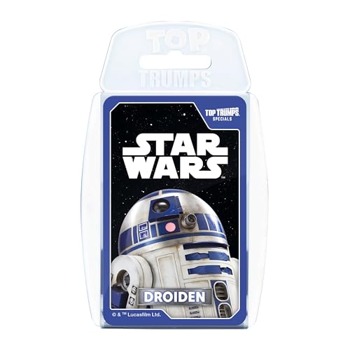 Top Trumps Star Wars Droids Kartenspiel für Kinder - Klassisches Lernkartenspiel für Fans von Star Wars - 2+ Spieler ab 6+ Jahre - Deutsch