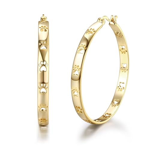 MILACOLATO Pendientes Aros Plata De Ley 925 Oro Dorados 14k Mujer Aretes 18k Pequeños Pendientes Hipoalergenicos Piercing Oreja Mujer Infantiles F