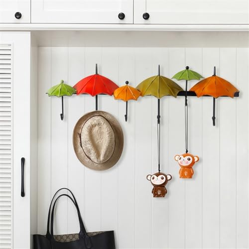 Étagère murale avec crochets en fer pour désencombrer les petites pièces