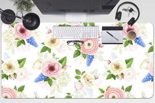 Sous-main de bureau lavable : protégez votre table des taches avec le tapis PVC 100x50 cm