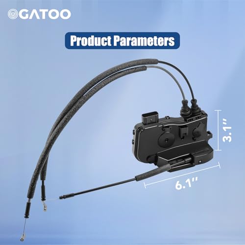 Image of Front Passenger Right Side Door Lock Actuator for Hyundai Sonata 2011-2015 | for 2011 2012 2013 2014 2015 Hyundai Sonata 1.6L 2.0L 2.4L, Front Right Door Latch Motor Assembly, 813203S020
