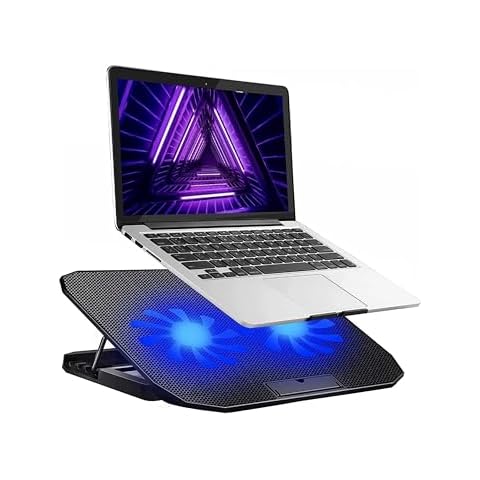 ZEPTRON Ultra-Slim Laptop Cooling Pad with Fans Cover