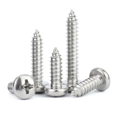 100 tornillos autorroscantes M2x25 mm acero inoxidable