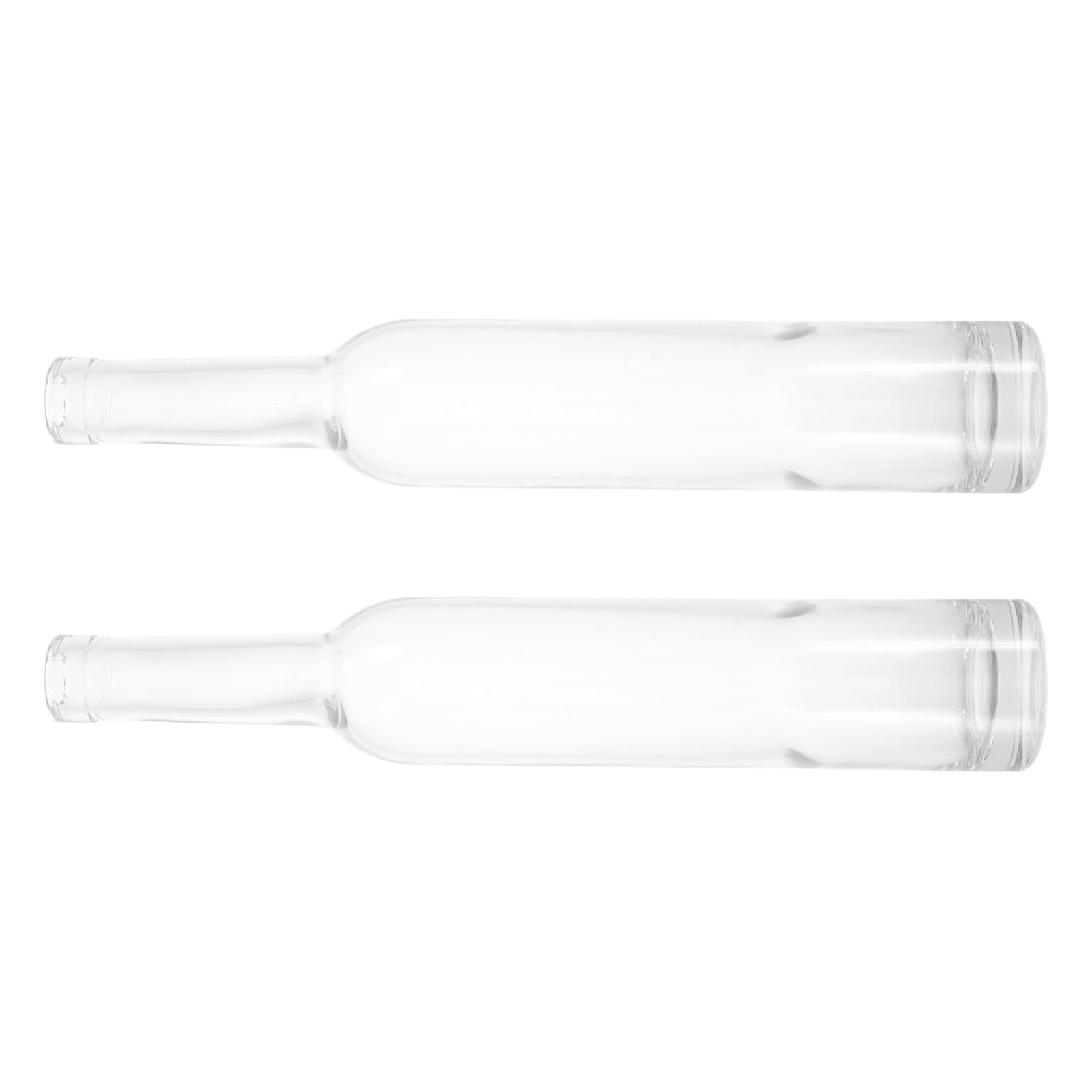FRCOLOR Set 2 Bottiglie Profumo in Vetro Trasparente 400ml Ricaricabili Portatili Porta Profumo da Viaggio Organizzatore Profumi per Casa e Negozi