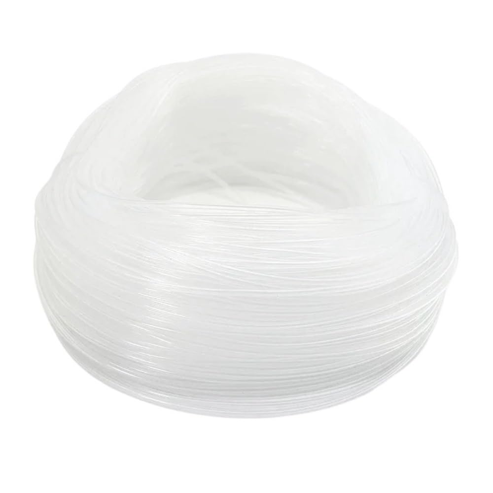 Flexible Rubber Tubing 1 piece Capillary Silica Gel Tubing, Transparent Reinforced Silicone Pipe for Automotive Accessories(1METER*2.5MM*1.5MM)