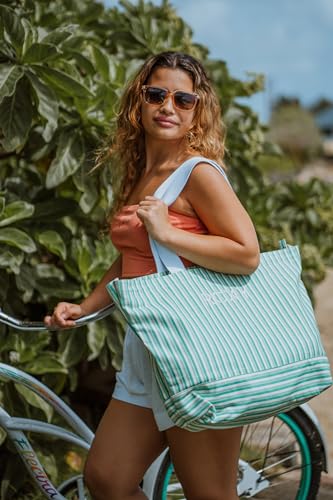 Image of Roxy Cotton Tote Bag | Everyday Carry | Beach | Travel | Vacation | Reusable | Lightweight