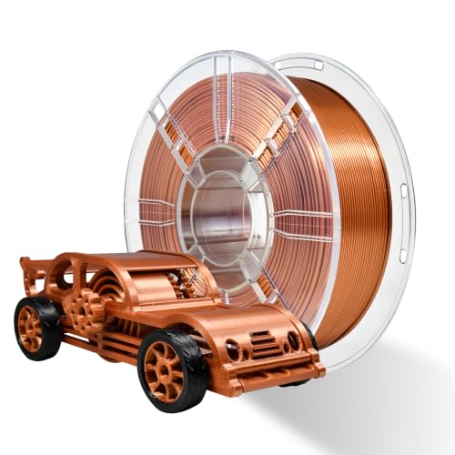 PLA Plus (PLA+) Shiny Silk 3D Printer Filament 1.75 mm, Silk PLA+ Filament 1.75 Dimensional Accuracy +/- 0.02 mm, 1 kg S