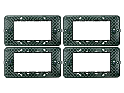 Compatible con Vimar Plana (4, 4 módulos/plazas)