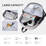 Lohol Lightweight Backpack for Teen Girls Boys, Durable Bookbag with 7 Pockets for School Travel (Blue) - Image 5