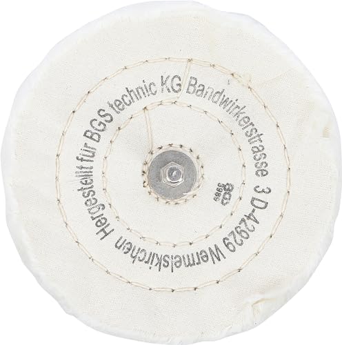 BGS 3989 | Polierscheibe mit Spanndorn | 6 mm | Ø 125 x 22 mm | Schwabbelscheibe