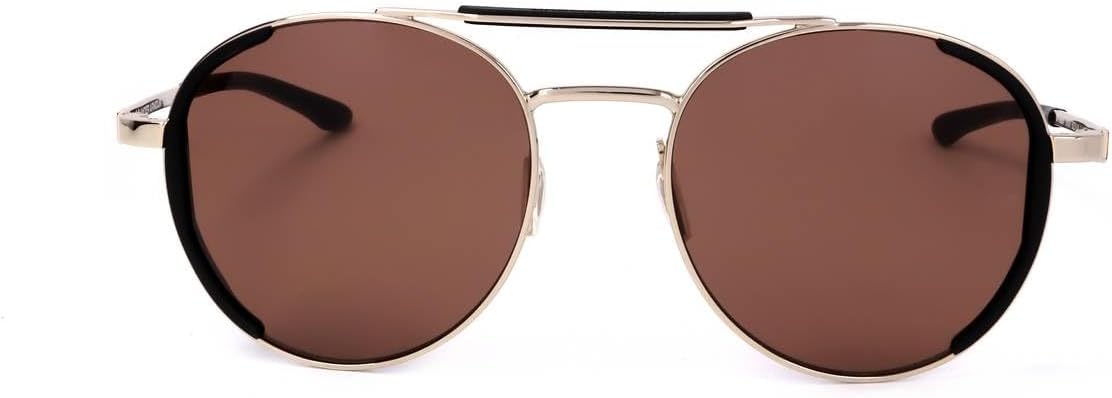 Under Armour UA 0008/G/S Oval Sunglasses, Light Gold/Brown, 55mm, 19mm