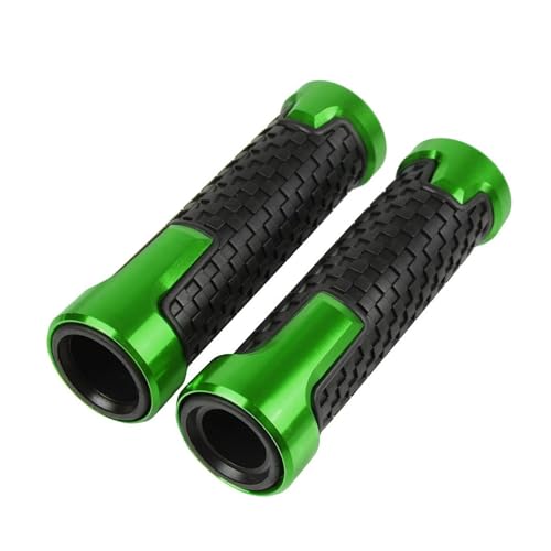WAJUHJK MT09 7/8 "22mm Moto Accessori in Alluminio Manubrio Manopole per Yamaha MT-09 MT 09 SR FJ-09 Tracer 2014-2015(Green1)