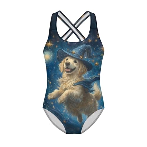 Image of One Piece Swimsuit Girls Cross-Back Bathing Suit 5-14Y Kids Swimwear Cute Swimsuits Sleeveless Bathing Suits