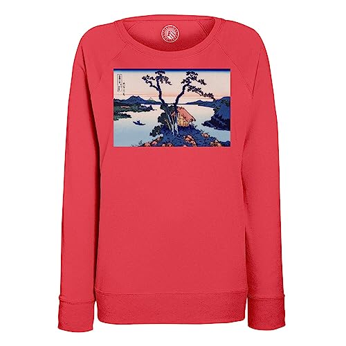 Sweatshirt femme Hokusai fini les pulls fades style estampe