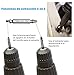 Extractor de Tornillos, [6 pcs] Diyife Extractor de Tornillos Rotos,uego de 6...
