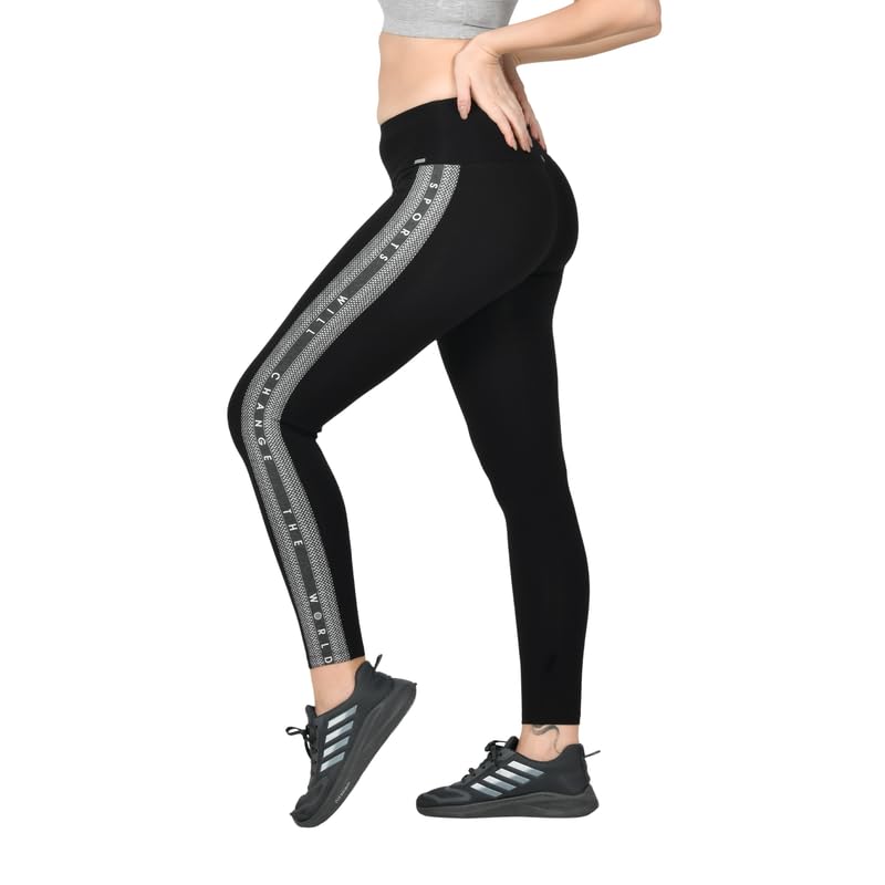 Image of Women's HIGH-Rise Workout Pants with Slim FIT & Four-Way Stretch