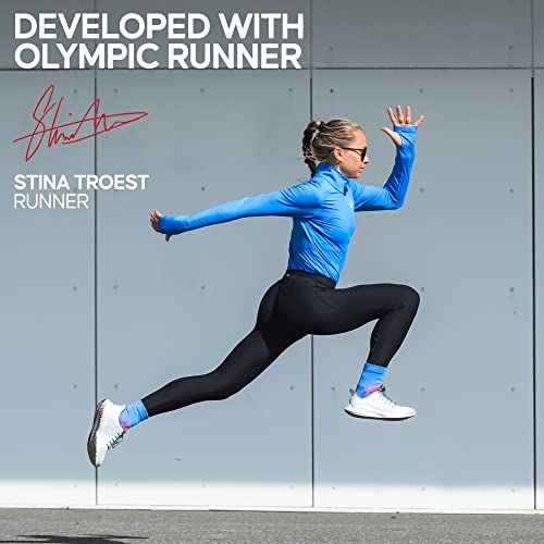 Danish Endurance 3 Pack Running Socks For Long Distances, Quarter, Men & Women, Black/Grey, Us Women 8-10 // Us Men 6.5-8.5 #TOP4