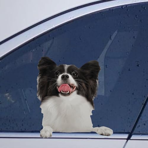 Image of Chihuahua Dog Stickers for Car Chihuahua Dog Dog Car Decal Window Decal Funny Animals Pet Dog Lover Gift Vinyl Decal Die Cut Decals Funny Laptop Stickers Bumper Stickers
