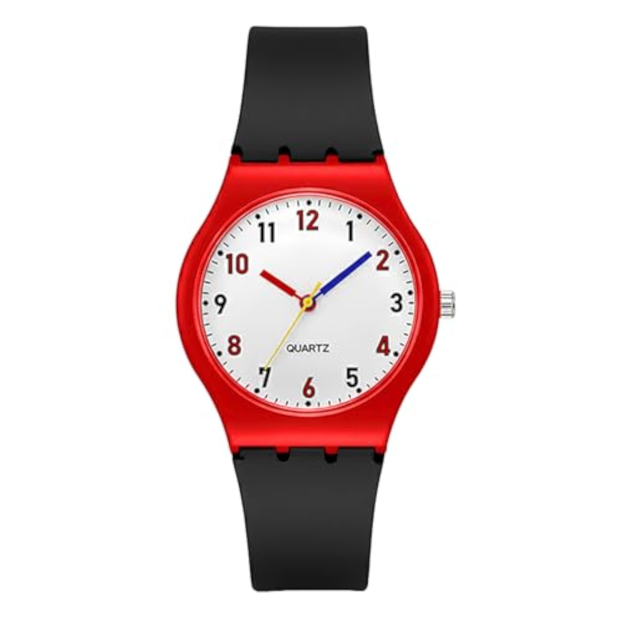 Unisex Colorful Dual-Tone Waterproof Analog Watch