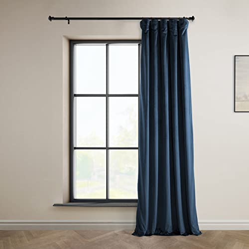 HPD Half Price Drapes Heritage Plush Velvet 108 Inches Long Darkening Curtains for Bedroom & Living Room 50W x 108L - Image 2