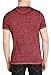 Buffalo David Bitton Men's Short Sleeve Kasum Henley, Cranberry, Medium