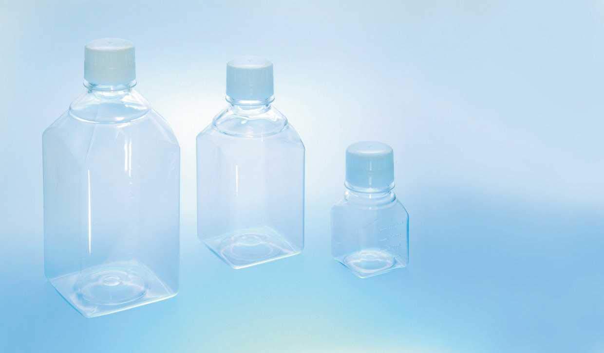 Media Bottle, PET, 500mL, Sterile, w/ Cap, CLR: Amazon.com