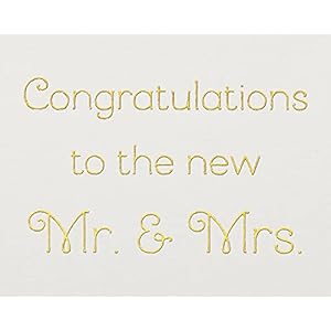 Papyrus Premium Wedding Quilling Card (The New Mr. & Mrs.) Papyrus Premium Wedding Quilling Card The New Mr Mrs