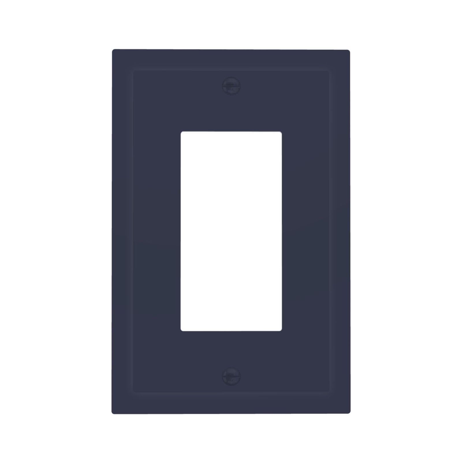 Photo 1 of Spshian Dark Navy Blue Outlet Covers Decorator Single Rocker Light Switch Covers Decorative Deep Sea Blue 1 Gang Gfci Wall Plate Cover Electrical Receptacle Switch Plate Cover Plug Faceplate Decor