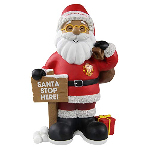 Forever Collectibles UK FOCO Man United FC Weihnachtsmann, Kunstharz, hochwertig, 25,4 cm