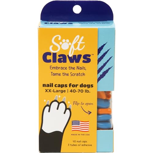 Soft Claws ���p�l�C���L���b�v�A40 XXL�T�C�Y�l�C���L���b�v�A�č��� - �b��J���A���S�Ŗ��łœK�p���₷���܃J�o�[|�Ƌ�Ɣ���ی�A�u���[&�I�����W