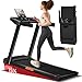 UMAY Tapis Roulant Salvaspazio con Inclinazione 15%, Tapis Roulant Elettrico 12KM/H, Tapirulan Pieghevole da Casa con Motore da 3.0 HP e Display LED, Carico Massimo 136KG