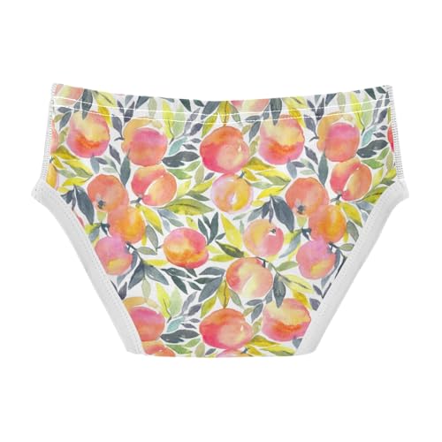 Boys' Exclusive Briefs Toddler Underwear 95% Combed Cotton Boxerbriefs 2T Peach Pattern 682