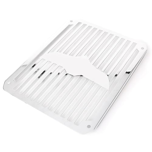GZYF Motorrad Kühlerschutz Motorgrill Ölkühlerabdeckung Schutz Motorrad Chrom Kühlerschutzgitter Für Vulcan VN800 Classic 1995-2003