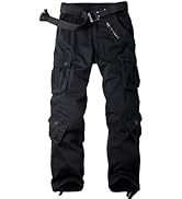 AKARMY Men's Casual Cargo Pants Military Army Camo Pants Combat