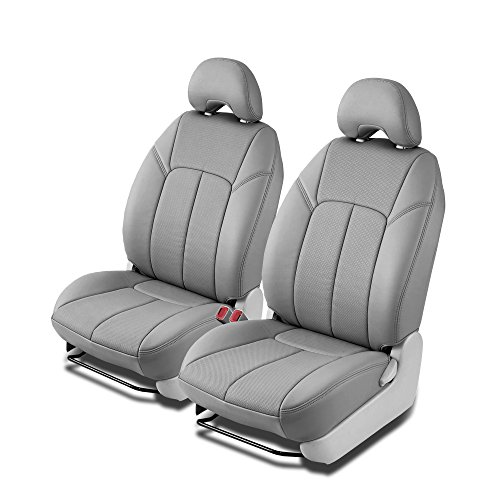 Buy Clazzio 324541lgy Light Grey Leather Front Row Seat Cover for Honda