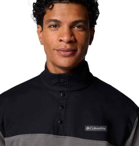 Image of Columbia Men's Pitchstone Overlay Half Snap