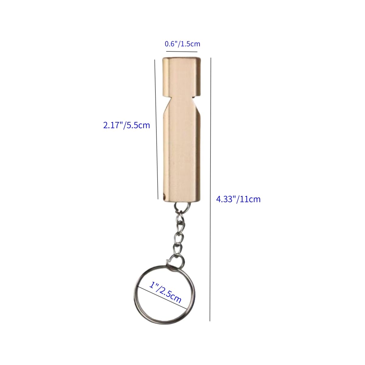 yrlfiot 2 Pcs Double Tubes Emergency Whistles Lifeguard Safety Whistle with Keychain for Outdoor Camping Hiking Boating Fishing Kayak Kids Rescue Signaling Loud Survival Whistle