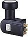 Produktbild Revez Black Series Premium Quad Universal LNB (4 Ausgänge) 0.1dB, HD, 3D, 4K-Unterstützung + PLL-Technologie