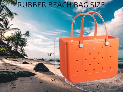 Extra Large Rubber Tote Bag for Women & Men, Waterproof Lightweight Beach Bag Travel X-Large Bag for Boat & Pool3