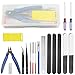 WMYCONGCONG 17 PCS Compatible with Gundam Model Tools Model Basic Tools Craft Set for Hobby Building Basic Model Building Repairing