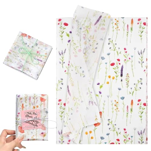 100 Blatt Seidenpapier Set, 50X35cm, Seidenpapier...