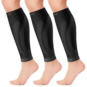 CAMBIVO 3 Pairs Calf Compression Sleeve for Women ...