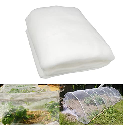 LINSOCLE Filet Anti Insecte 3m x 10m, Filets pour Jardin, Filet Anti Insecte Potager, Maille Fine Anti-Insecte en Maille pour la Protection des Plantes, Fleurs, Légumes et Fruits